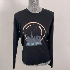NWOT See by Chloe Long sleeve T-shirt Sz 6